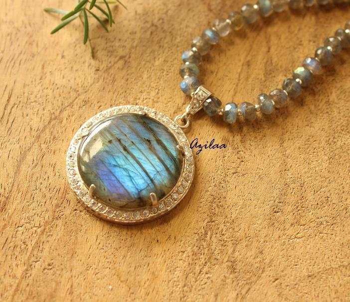  Labradorite gemstone sterling silver Pendant Necklace earrings