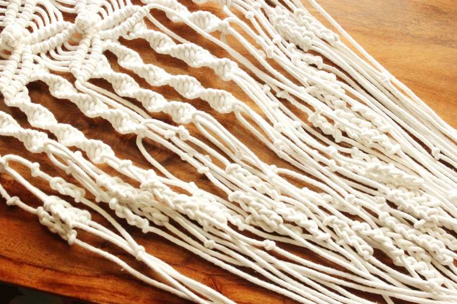 Boho dream WHITE macrame handmade Eco friendly Tapestry