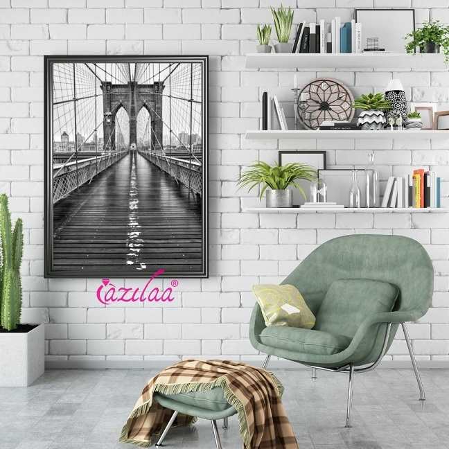 Brooklyn Bridge framed wall art Portrait wall art, Wall décor 1
