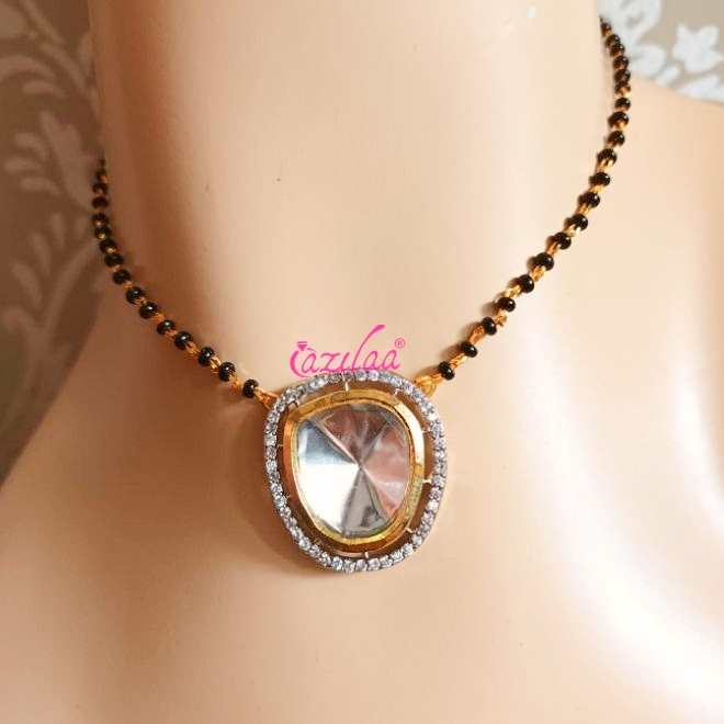 CZ golden Mangalsutra