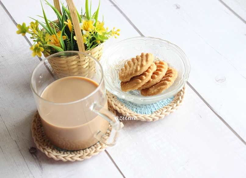 Cute Eco friendly donuts coaster handmade 6 Pcs
