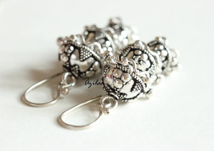 Cute sterling silver chandelier Jumki earrings