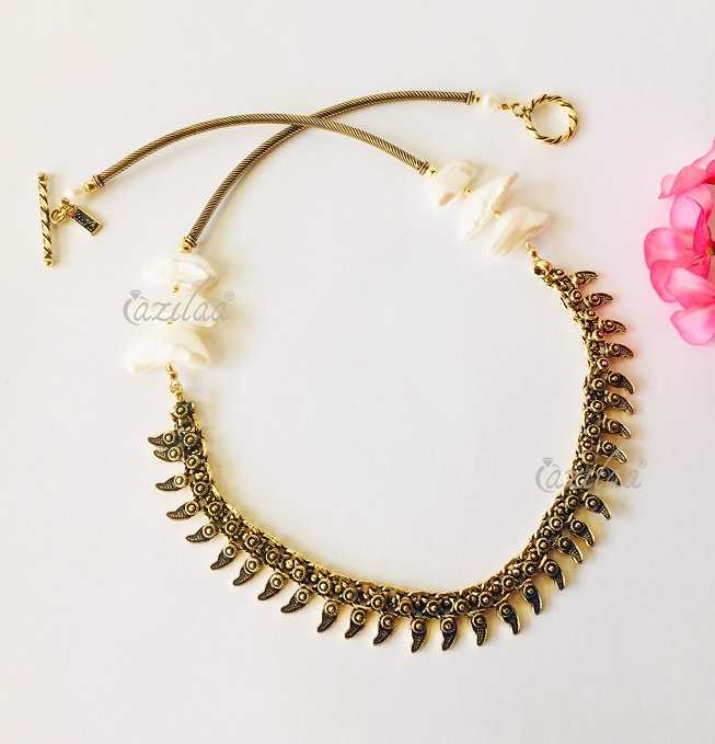  Designer Pearl Gemstone beaded Necklace set