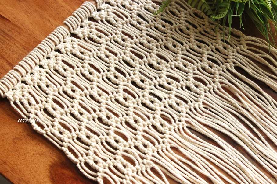 ECO friendly cotton macrame handmade wall decor 01