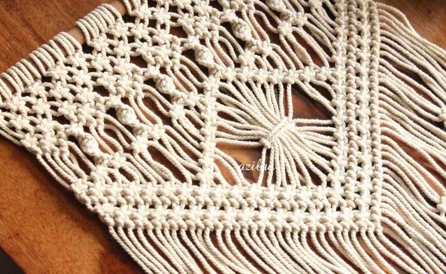 ECO friendly cotton macrame handmade wall decor 01