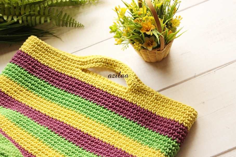 ECO friendly plant 1 pot cover cotton crochet handmade bag