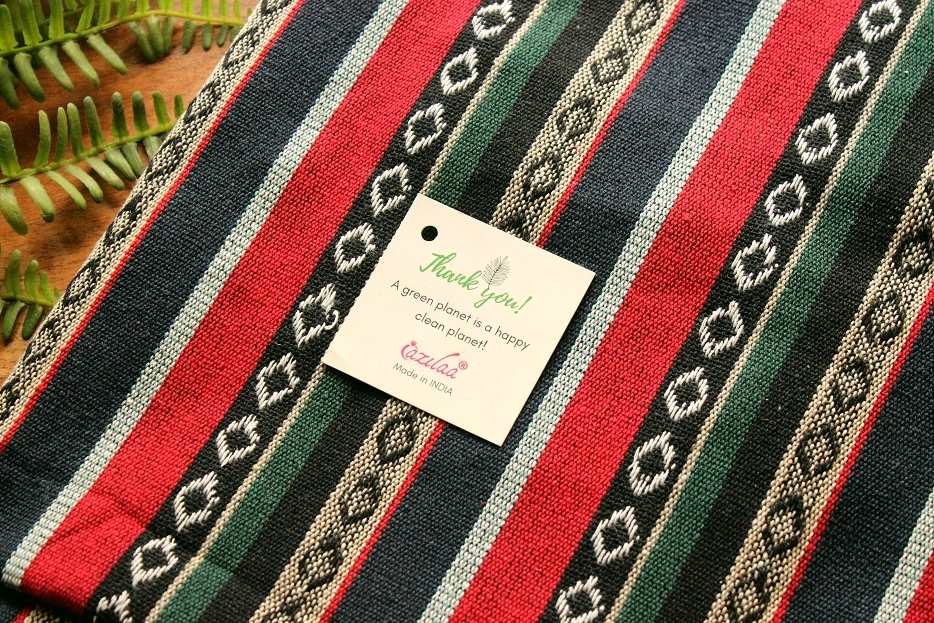 Eco friendly Cotton handloom handmade runner