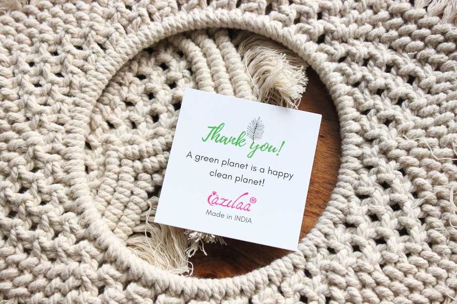 Eco friendly Mandala style macrame round handmade 3 wall decor 