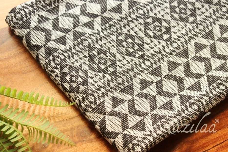 Eco friendly black handloom handmade bedcover 1