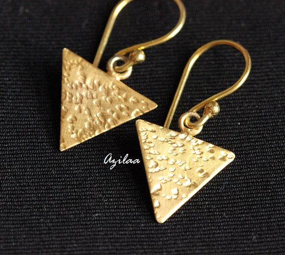 Golden Triangle  geometric earrings