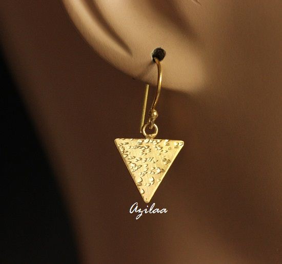 Golden Triangle  geometric earrings