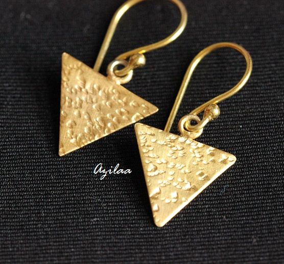 Golden Triangle  geometric earrings
