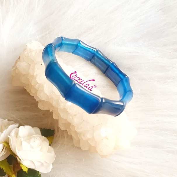 Gorgeous Blue gemstone handmade bracelet 1