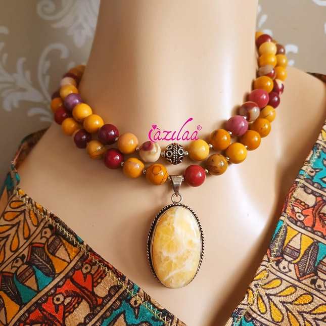 Jasper gemstone sterling silver Pendant Necklace earrings