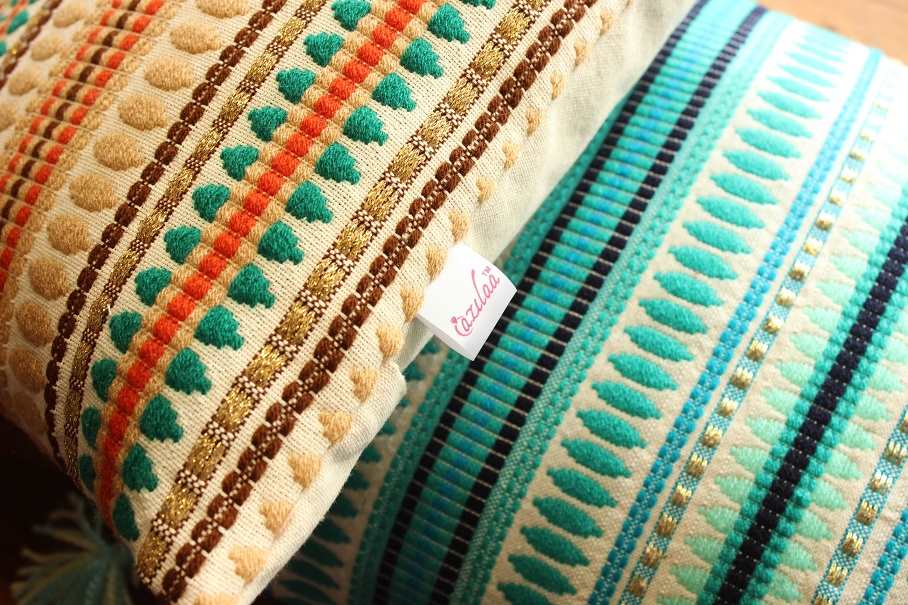 Light brown handloom handmade cushion covers