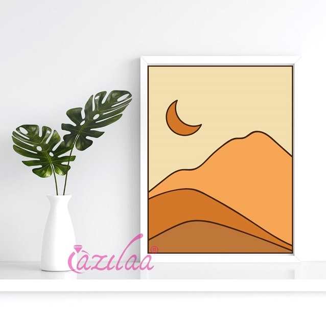 Landscape framed wall art Wall décor 1 A4