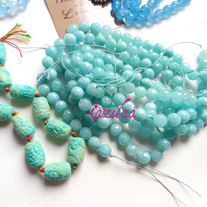 Ocean Breeze Statement designer gemstone necklace set