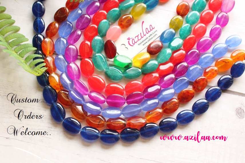 Purple Layered gemstone necklace earrings set