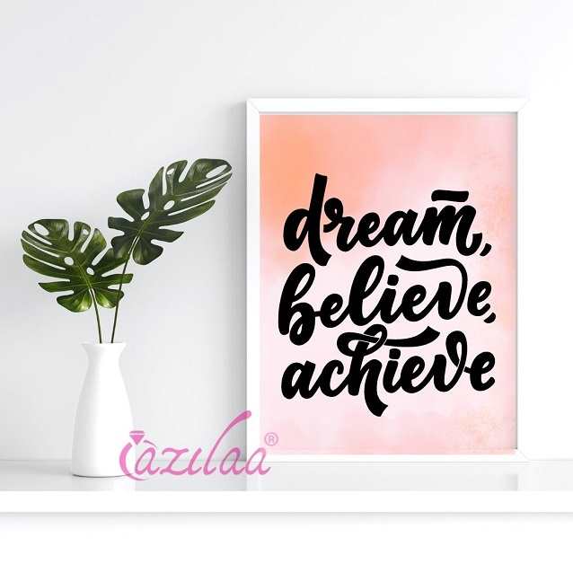 QUOTES framed wall art Wall décor 1 A4