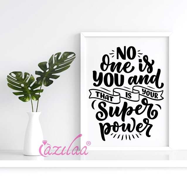 QUOTES framed wall art Wall décor 1 A4