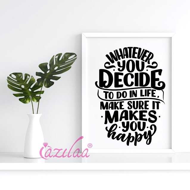 QUOTES framed wall art Wall décor 1 A4